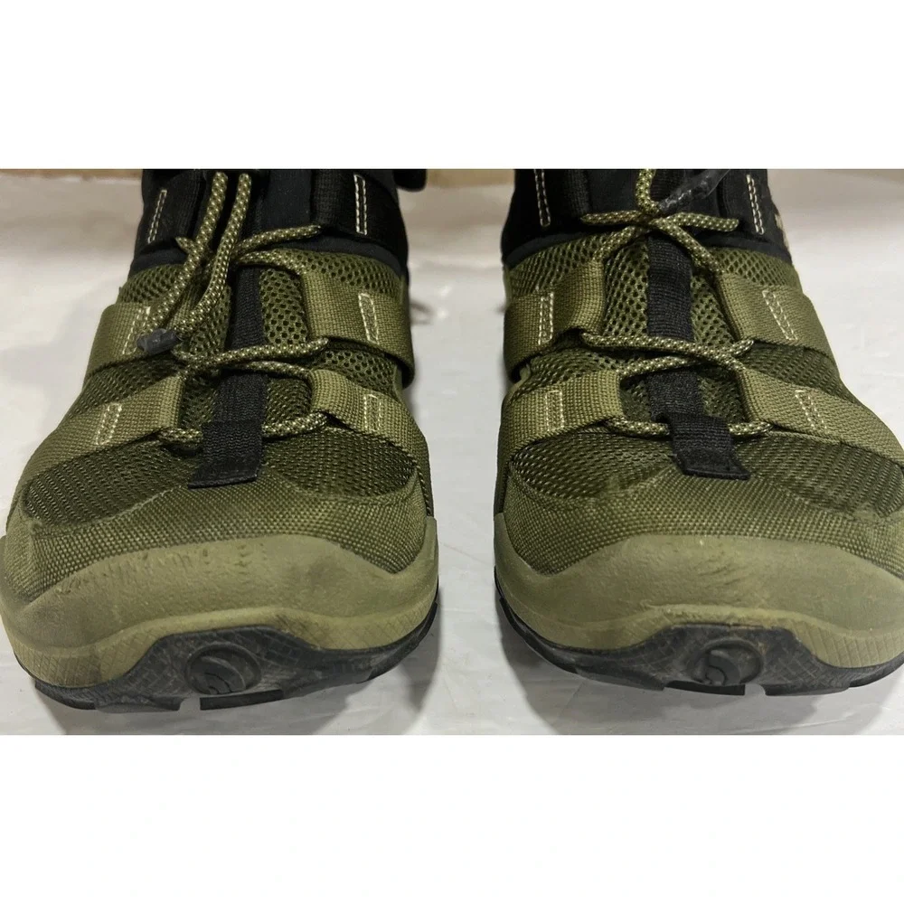 The North Face Explore Camp Sandals Olive Green Adjustable Back Men's Size 12.5